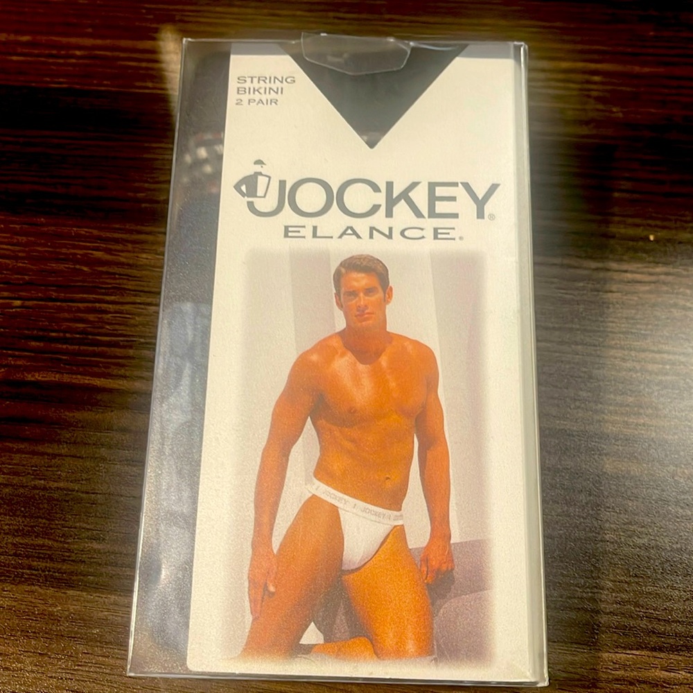 Classic Jockey Elance String Bikini - 100% Combed Cotton - 2 Pack - Size Large